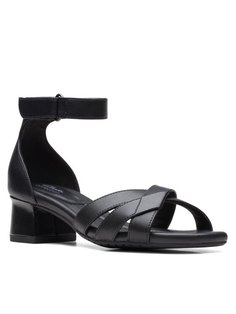 Босоножки женские Clarks Desirae Lily 26171172 черные 39.5 EU