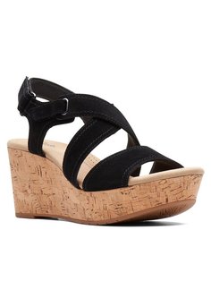 Босоножки женские Clarks Rose Way 26171321 черные 40 EU