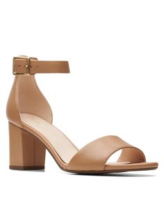 Босоножки женские Clarks Deva Mae 26171972 коричневые 39.5 EU