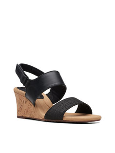 Босоножки женские Clarks Kyarra Faye 26171237 черные 37 EU