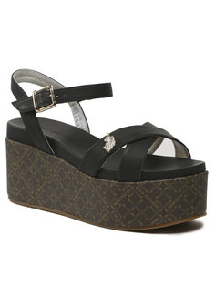 Босоножки женские U.S. POLO Assn. Loren LOREN002 CLUB черные 38 EU