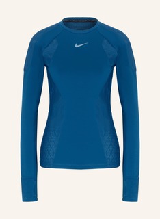 Лонгслив женский Nike 1001362408 голубой XL (доставка из-за рубежа)
