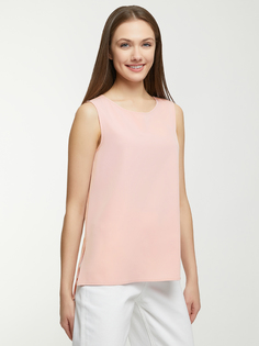 Блуза женская oodji 14911014 розовая 44