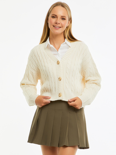 Кардиган женский oodji 63205265 белый M