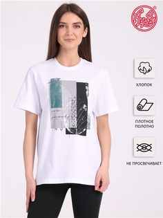 Футболка женская Апрель 1ЖДФК4217006 белая 92/164