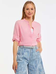 Рубашка женская oodji 23L12001B розовая 40