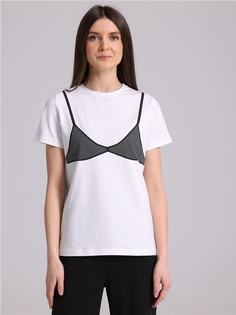 Футболка женская Апрель 1ЖДФК4028804 белая 96/164