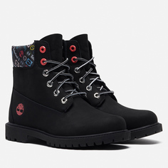 Женские ботинки Timberland 6 Inch Heritage чёрный, размер 38 EU