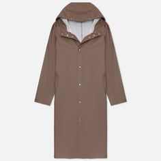 Мужская куртка дождевик Stutterheim Stockholm Long коричневый, Размер XXL
