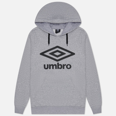 Мужская толстовка Umbro FW Large Logo Hoodie серый, Размер L