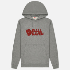 Мужская толстовка Fjallraven Logo Hoodie серый, Размер M