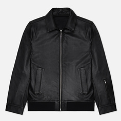 Мужская демисезонная куртка SOPHNET. Leather Zip чёрный, Размер L