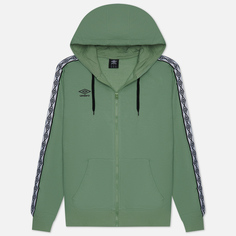 Мужская толстовка Umbro FW Taped Zip Hoodie зелёный, Размер S