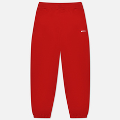 Мужские брюки MSGM Micrologo Basic Unbrushed красный, Размер XL