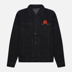 Мужская джинсовая куртка Ripndip Devils Work Denim чёрный, Размер S