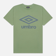 Мужская футболка Umbro FW Large Logo зелёный, Размер S