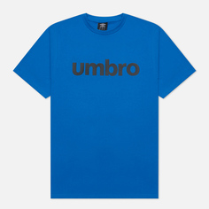 Мужская футболка Umbro FW Linear Logo Graphic синий, Размер XXL