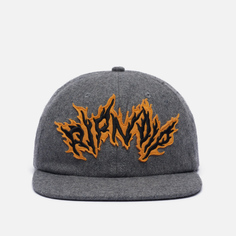 Кепка Ripndip Ripnlit 6 Panel Wool серый, Размер ONE SIZE