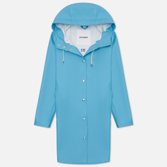 Женская куртка дождевик Stutterheim Mosebacke голубой, Размер XL