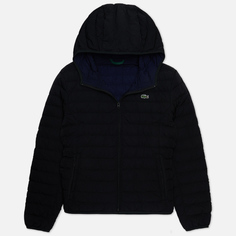 Мужской пуховик Lacoste Lightweight Foldable Hooded Water-Resistant чёрный, Размер 50