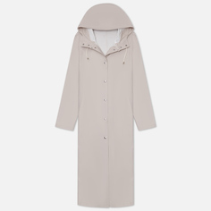 Женская куртка дождевик Stutterheim Mosebacke Long бежевый, Размер XS