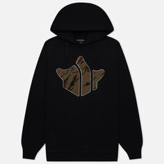 Мужская толстовка maharishi Maha Temple Hoodie чёрный, Размер M