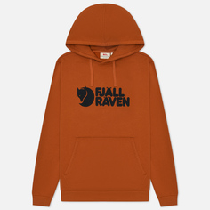 Мужская толстовка Fjallraven Logo Hoodie оранжевый, Размер S