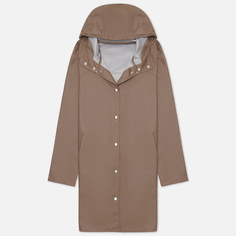 Женская куртка дождевик Stutterheim Mosebacke Lightweight коричневый, Размер S