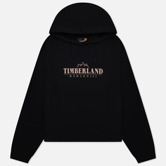 Женская толстовка Timberland Season Logo Hoodie чёрный, Размер S