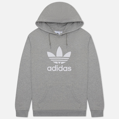Мужская толстовка adidas Originals Trefoil Hoodie серый, Размер XS