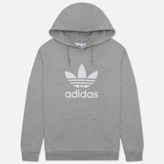 Мужская толстовка adidas Originals Trefoil Hoodie серый, Размер XS