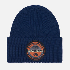 Шапка Napapijri Circular синий, Размер ONE SIZE