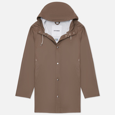 Мужская куртка дождевик Stutterheim Stockholm коричневый, Размер XXL