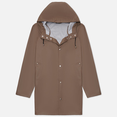 Мужская куртка дождевик Stutterheim Stockholm Lightweight коричневый, Размер XL