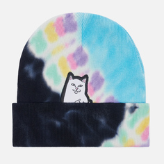Шапка Ripndip Lord Nermal Tie-Dye чёрный, Размер ONE SIZE