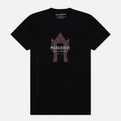 Мужская футболка maharishi Thai Temple чёрный, Размер S