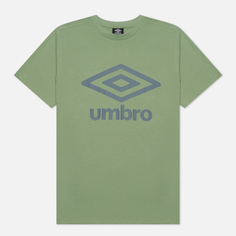 Мужская футболка Umbro FW Large Logo зелёный, Размер M