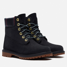 Женские ботинки Timberland 6 Inch Heritage чёрный, размер 37.5 EU