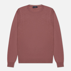 Мужская толстовка Hackett Bamboo Crew Neck бордовый, Размер XL