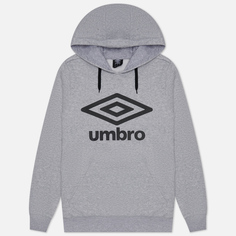 Мужская толстовка Umbro FW Large Logo Hoodie серый, Размер S