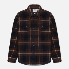 Мужская рубашка Woolrich Alaskan Bonded Overshirt коричневый, Размер M