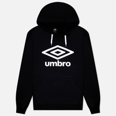 Мужская толстовка Umbro FW Large Logo Hoodie чёрный, Размер XL