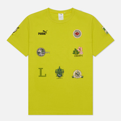 Женская футболка Puma x Liberty Badge жёлтый, Размер S