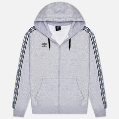 Мужская толстовка Umbro FW Taped Zip Hoodie серый, Размер S