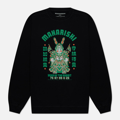 Мужская толстовка maharishi x Allister Lee Water Rabbit Crew Neck чёрный, Размер S