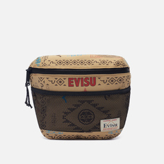 Сумка Evisu Nomadic Pattern All Over Print Crossbody бежевый, Размер ONE SIZE