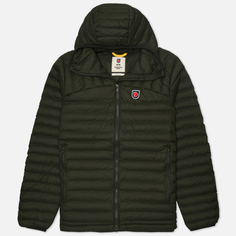 Мужской пуховик Fjallraven Expedition Latt Hoodie оливковый, Размер S