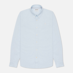Мужская рубашка Timberland Oxford Slim Fit голубой, Размер S