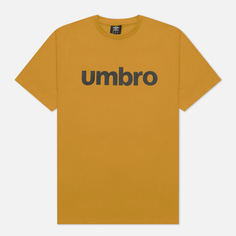 Мужская футболка Umbro FW Linear Logo Graphic жёлтый, Размер M