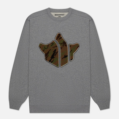 Мужская толстовка maharishi Maha Temple Crew Neck серый, Размер S